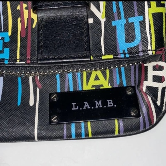 L.A.M.B. Paint Drip Clutch - Picture 2 of 8